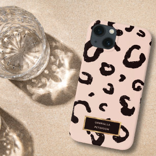 Söt Mode Rosa Leopard & Guld Ram