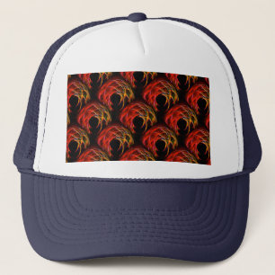 Söt Modern Boho Elegant Abstrakt Konst Mönster #50 Keps