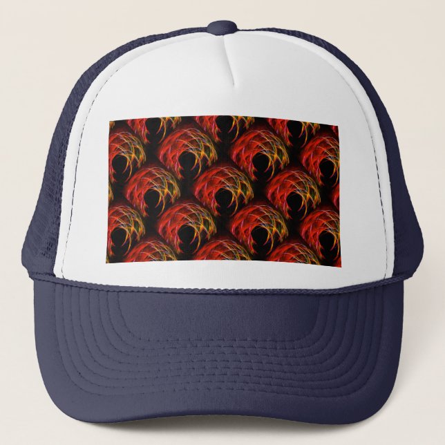 Söt Modern Boho Elegant Abstrakt Konst Mönster #50 Keps (Framsida)
