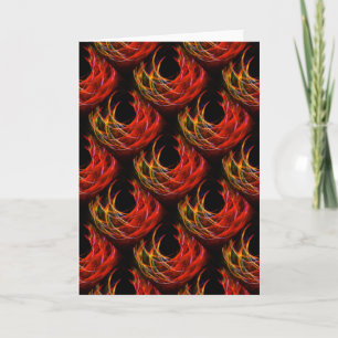 Söt Modern Boho Elegant Abstrakt Konst Mönster #50 Kort