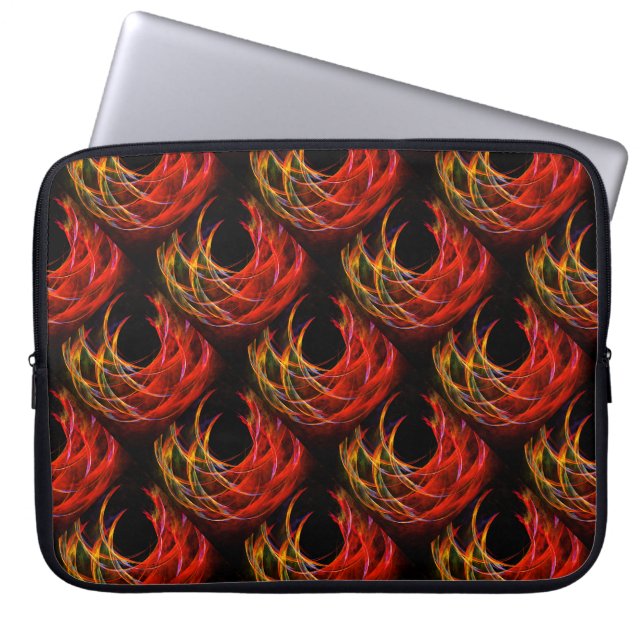 Söt Modern Boho Elegant Abstrakt Konst Mönster #50 Laptop Fodral (Framsidan)