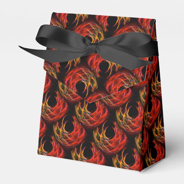 Söt modern boho elegant abstrakt konst mönster #50 presentaskar (Framsidan Sidan)