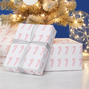 Söt Modern Julgodis Ljusröd Presentpapper
