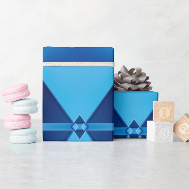 Söt Modern Klassisk Monogram Bröllop Presentpapper (Baby Shower)