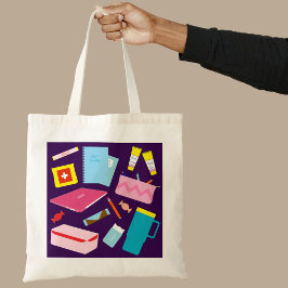 Söt modern lärarens måste-ha-försörjningar Totebag Tygkasse