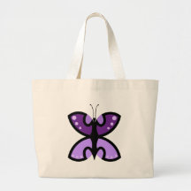 Söt Modern Lila Fjäril Grafisk Accent