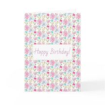 Söt modern monogram vattenfärg vild blomster 