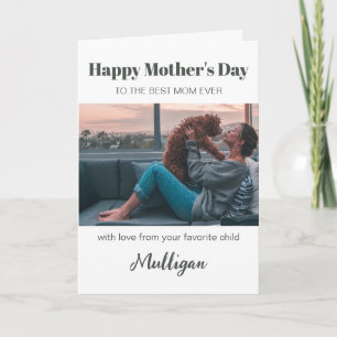 Söt Modern Petmammas Mors Dag Kort