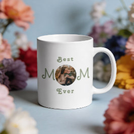 Söt modern världens bästa mamma någonsin anpassad  kaffemugg