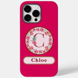 Söt Monogram C-Blommigt