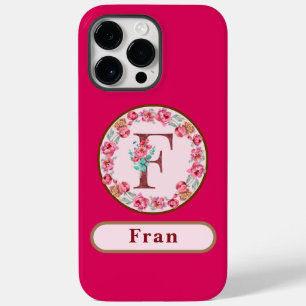 Söt Monogram F-Blommigt