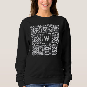 Söt Monogram Flickaktigt Snöre T Shirt