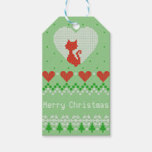 Söt Mönster Grönten Sticka