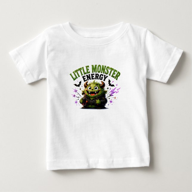 🎃 Söt Monster Halloween Citat 👹 T Shirt (Framsida)