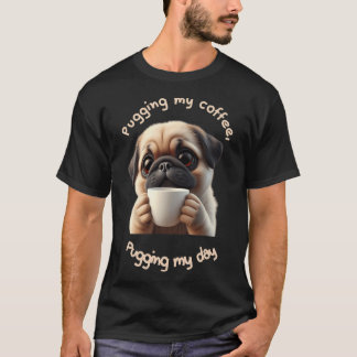 Söt Mops - Kaffeälskare T Shirt