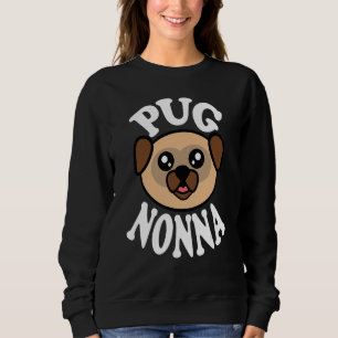 Söt Mops Nonna T Shirt