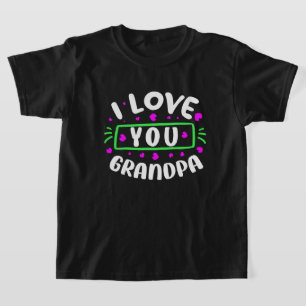 Söt mordotter kärlek Grandpa T Shirt