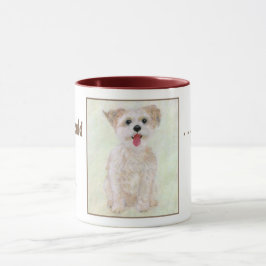 Söt Morkie Hund Mugg