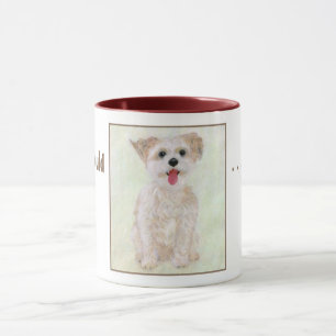 Söt Morkie Hund Mugg