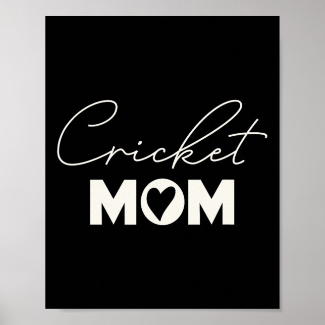 Söt mors dag Cricket Mamma  Poster (Framsidan)