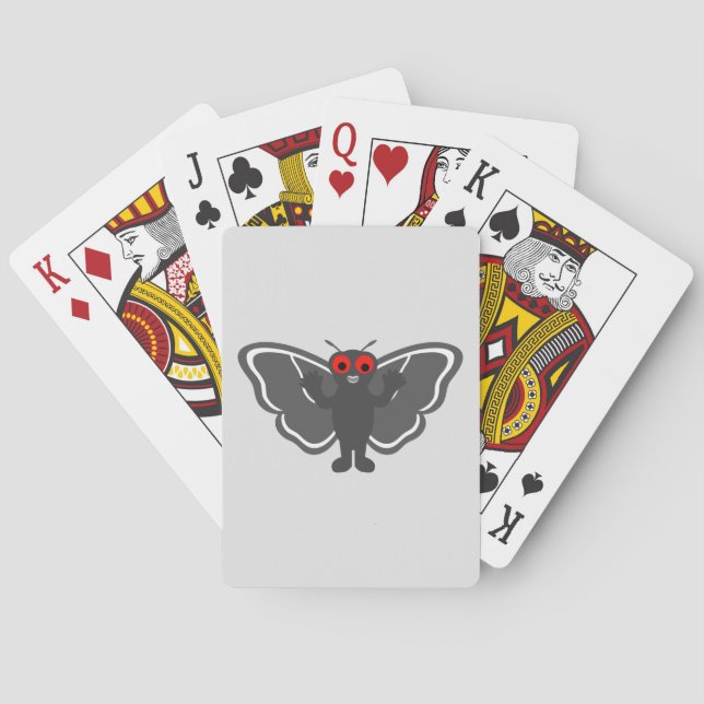 Söt Mothman Spel Kort (Baksidan)