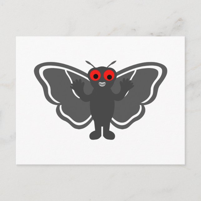 Söt Mothman Vykort (Framsida)