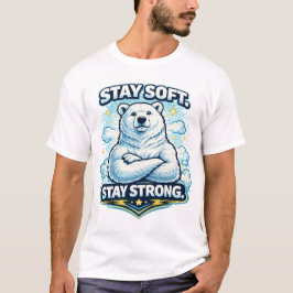 Söt Motivationsdjurs Grafisk T-Shirt för Styrka