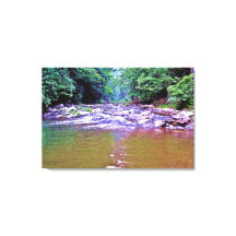 Söt Mountains Sunlight Träd Bäck Photo