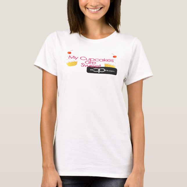 Söt muffinsskjorta t-shirt (Framsida)