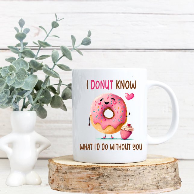 Söt Mugg för Brudtärna Förslag med Munk (Donut Know Mug)