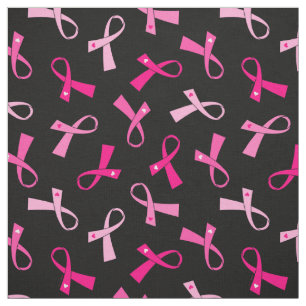 Söt MultiRosa Breast Cancer Ribbon Mönster Tyg