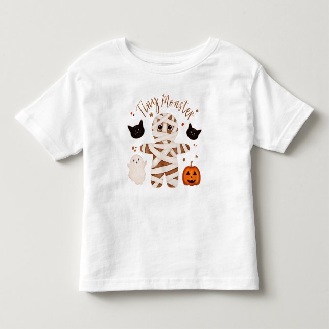 Söt mumie barntröja t shirt (Framsida)