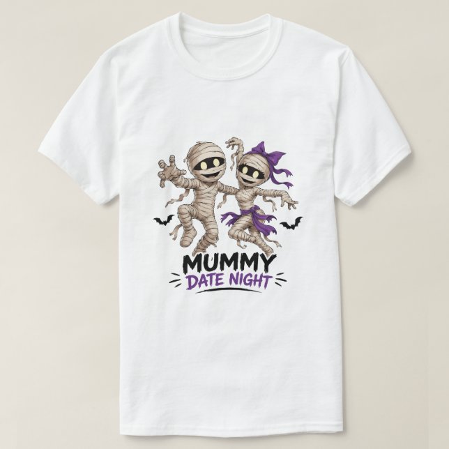 Söt Mummapar Sällskapsafton T Shirt (Design framsida)