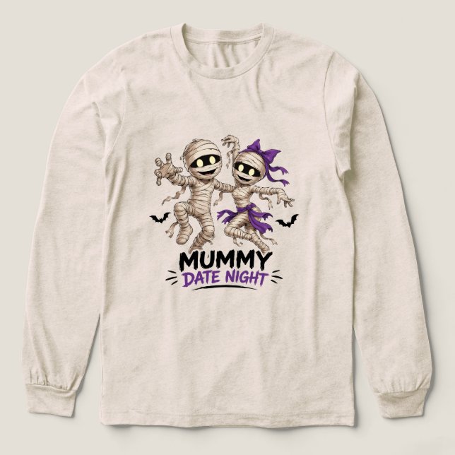 Söt Mummapar Sällskapsafton T Shirt (Design framsida)