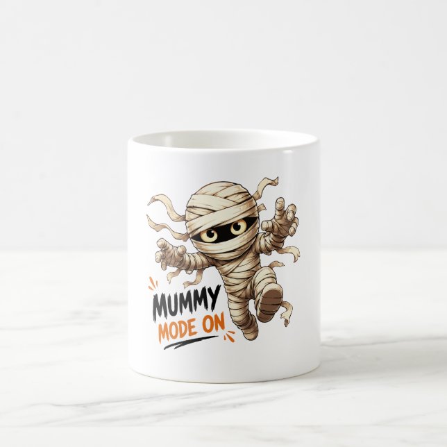 Söt Mummiläge På Halloween Kaffemugg (Center)