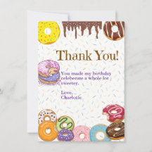 Söt Munk Födelsedags Tacksamhetskort