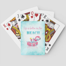 Söt Mus Stilig Strand Casinokort