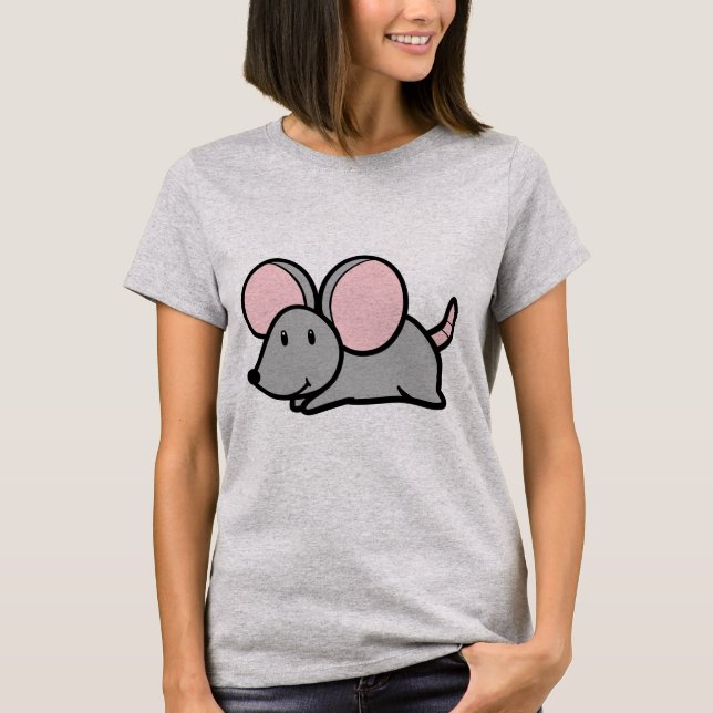 Söt mus t-shirt (Framsida)