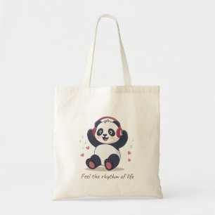 Söt Musik Panda Tygkasse
