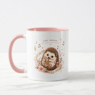 Söt musikalisk igelkottmugg mugg