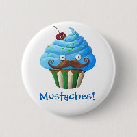 Söt Mustached muffin