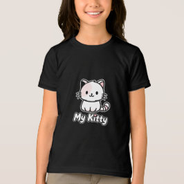 Söt My Kitty Cartoon barn T-shirt 