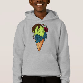 Söt Myasty Skull Ice Cream T Shirt