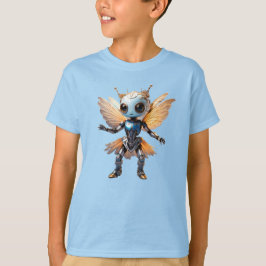 Söt myr flicka dansande robot pixie t shirt
