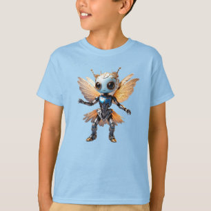 Söt myr flicka dansande robot pixie t shirt