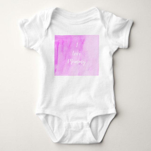 Söt & Mysig Bebis Bodysuit ❤️ T Shirt (Framsida)