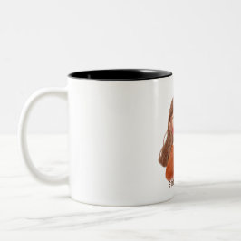 Söt mysig tjej kaffemugg 