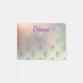 Söt Mystical Unicorns Post-it Block