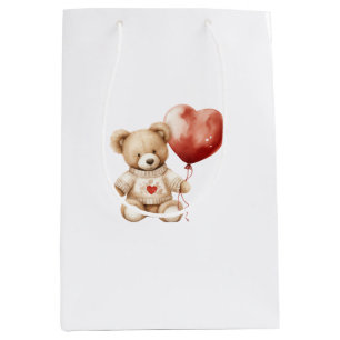 Söt Nalle Heart Baby Shower