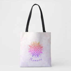 Söt Namaste Mandala Tygkasse
